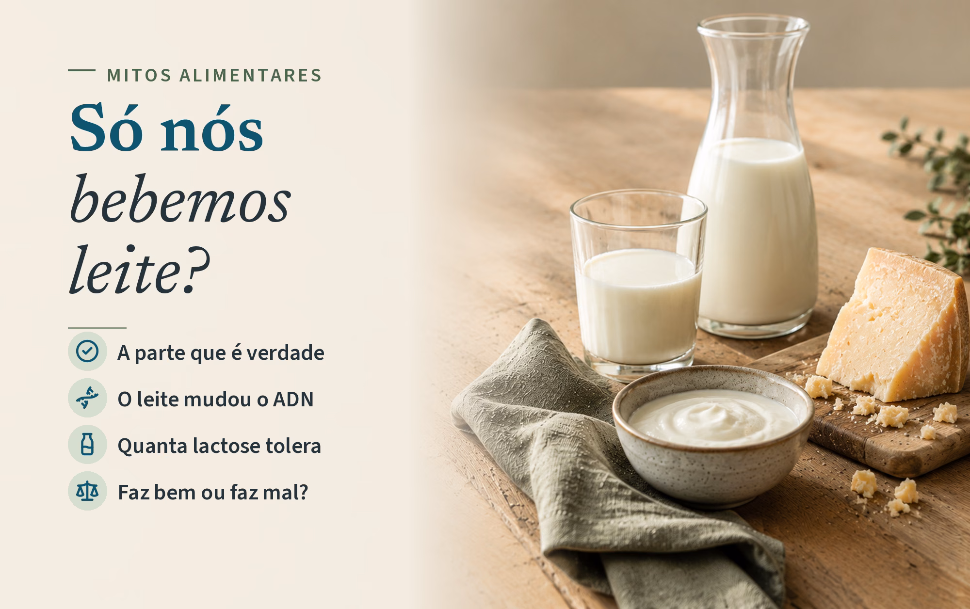 Read more about the article Somos o único mamífero que bebe leite de outra espécie?