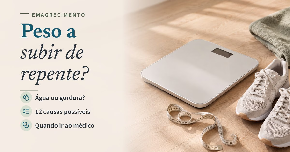 Read more about the article Aumento de peso repentino: 12 causas prováveis