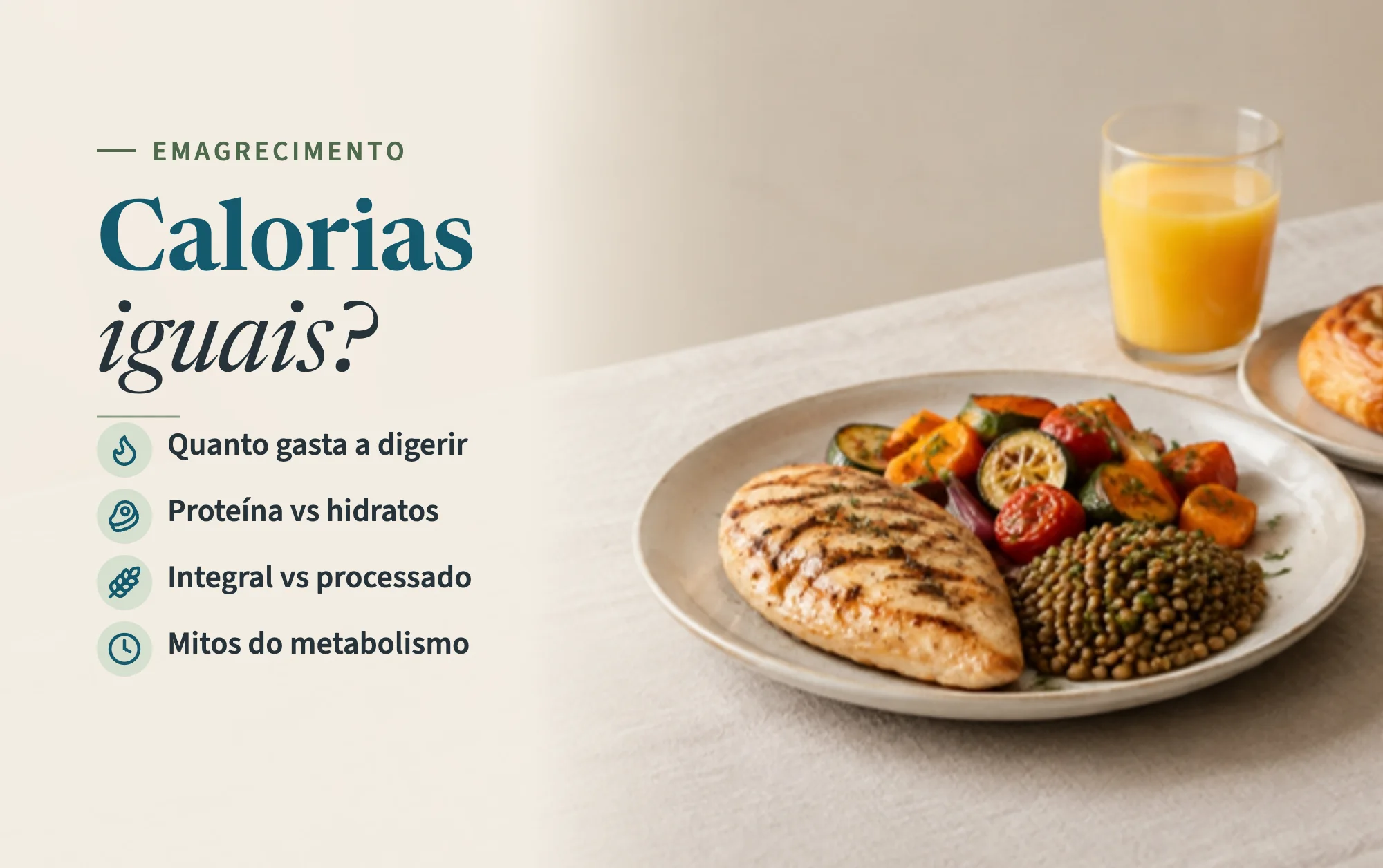 Read more about the article Efeito térmico dos alimentos: as calorias são todas iguais?