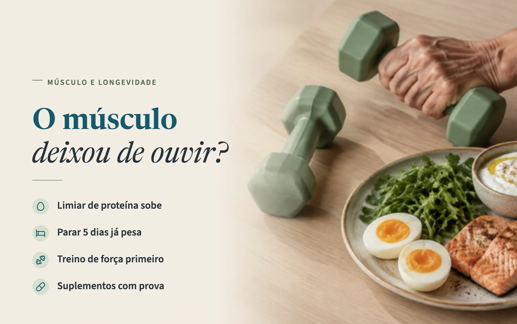 Read more about the article Resistência anabólica: porque o músculo deixa de responder e como o reativar